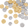 HOBBIESAY 48Pcs 4 Style 304 Stainless Steel Charms STAS-HY0001-09-1