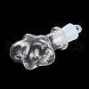 Clear Glass Wishing Bottle Pendants GLAA-A010-01D-2