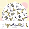 12Pcs 6 Styles Printed Acrylic Pendants JX738A-2