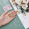 HOBBIESAY 200Pcs 4 Colors Opaque Resin Cabochons RESI-HY0001-26-3