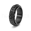 Rotatable Stainless Steel Finger Ring PW-WG50513-19-1