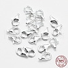 925 Sterling Silver Lobster Claw Clasps STER-G019-04-9mm-3