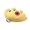 Cartoon Opaque Resin Pendants RESI-G054-01D-P-3