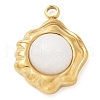 Natural White Agate Pendants STAS-K291-03B-01-1