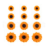Craftdady 100Pcs 4 Style Resin Cabochons CRES-CD0001-01-1
