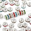 Brass Grade A Rhinestone Spacer Beads RB-A014-Z6mm-S-1