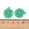 Spray Painted Alloy Pendants PALLOY-N0147-03F-3