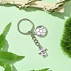 Tibetan Style Alloy Keychains KEYC-JKC01079-1