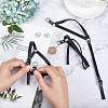 PU Leather Shoelaces FIND-WH0099-90-3