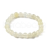 Natural New Jade Beaded Stretch Bracelets BJEW-Q692-44-8mm-3