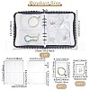 PVC Loose Leaf Jewelry Storage Bag ODIS-WH0038-90C-2