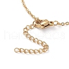 304 Stainless Steel Chain Necklaces NJEW-G335-25G-4