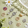 DICOSMETIC 18Pcs 3 Colors 304 Stainless Steel Pendant STAS-DC0012-39-5