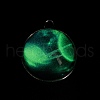 Galaxy Theme Luminous Glass Ball Pendants GLAA-D021-01P-07-4