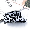 Hat with Cow Pattern PVC Plastic Claw Hair Clips PW-WG82604-01-1