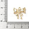 Brass Micro Pave Cubic Zirconia Pendants KK-S531-08G-A-3