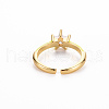 Brass Enamel Cuff Rings RJEW-T016-30J-NF-2