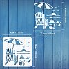 Large Plastic Reusable Drawing Painting Stencils Templates DIY-WH0202-229-2