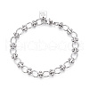 Brass Chain Bracelets BJEW-N032-03P-2