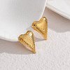 304 Stainless Steel Stud Earrings for Women EJEW-M095-01G-1