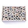 Natural Geode Agate Druzy Agate Display Decorations DJEW-I014-01B-1