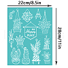 Self-Adhesive Silk Screen Printing Stencil DIY-WH0338-133-2