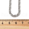Tarnish Resistant 304 Stainless Steel Lumachina Chain Necklaces NJEW-P226-08P-01-2