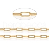 Soldered Brass Paperclip Chains CHC-D025-04G-3