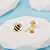 Brass Bee Stud Earrings for Women JE920A-2