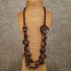 Bohemian Style Natural Coconut Beaded Double Layer Necklaces for Women FS-WGFADBE-03-1