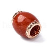 Brass Natural Myanmar Jade Beads KK-Q050-05-3