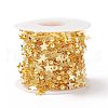 Brass Satellite Chains with Star Charms CHC-P009-05G-3
