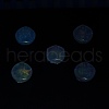 UV Plating Luminous Transparent Acrylic Beads OACR-P010-05D-2