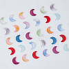 AHADERMAKER 120Pcs 12 Colors Glass Pendants GLAA-GA0001-99-4