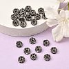 Brass Rhinestone Spacer Beads RB-A014-L8mm-01B-4