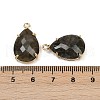 Natural Labradorite Faceted Pendants G-K347-05G-02-3