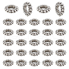 100Pcs Tibetan Style Alloy Spacer Beads TIBEB-LP0001-05-1