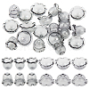 ANATTASOUL 10Sets Transparent Glass Beads GLAA-AN0001-01A-1