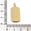 Tarot Card Brass Enamel Pendents KK-R212-02G-05-3
