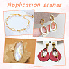 WADORN 60Pcs 6 Styles Brass Pendants FIND-WR0011-52-5