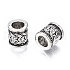 Tibetan Style Alloy European Beads TIBEB-N005-068-3