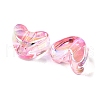UV Plating Transparent Acrylic Beads MACR-F083-11D-2