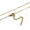 Vacuum Plating 304 & 201 Stainless Steel Cubic Zirconia Jewelry Sets SJEW-F146-02G-01-3