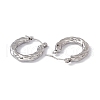 Non-Tarnish 304 Stainless Steel Thick Hoop Earrings for Women EJEW-E199-10P-2