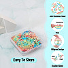  40Pcs 10 Styles Spray Painted 430 Stainless Steel Filigree Double-Sided Pendants STAS-TA0002-28-13