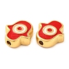 Rack Plating Brass Beads KK-H486-03G-3