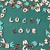 104Pcs Letter A~Z Alloy Enamel Pendant Charms JX170A-4