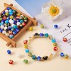 100Pcs 10 Style Handmade Lampwork Beads GLAA-SZ0001-86-4