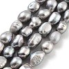 Dyed Natural Cultured Freshwater Pearl Beads Strands PEAR-P062-29C-2