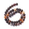 Natural Brecciated Jasper Beads Strands X-G-M381-01B-4